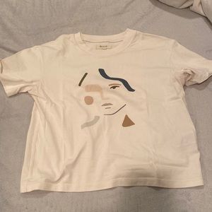 Madewell cropped tshirt